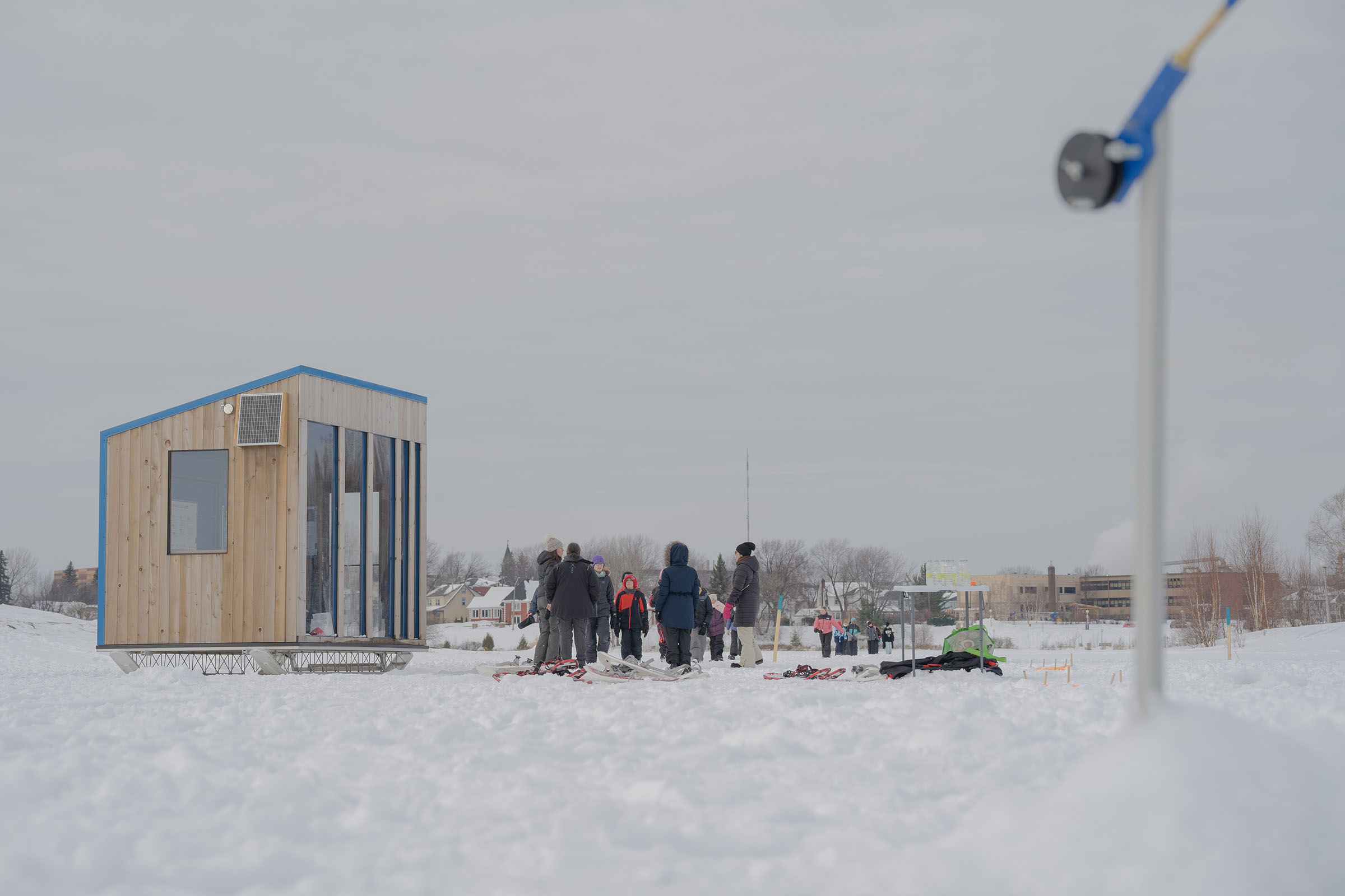 Le Lac Osisko a retrouvé ses cabanes